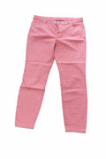 Pantaloni casual roz, 46, din material tip bumbac ușor elastic S001270