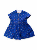 Rochie copii albastră cu imprimeu floral, 92 S001303
