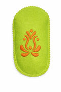 Husă ochelari din pâslă verde intens H000447
