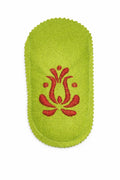 Husă ochelari din pâslă verde H000448