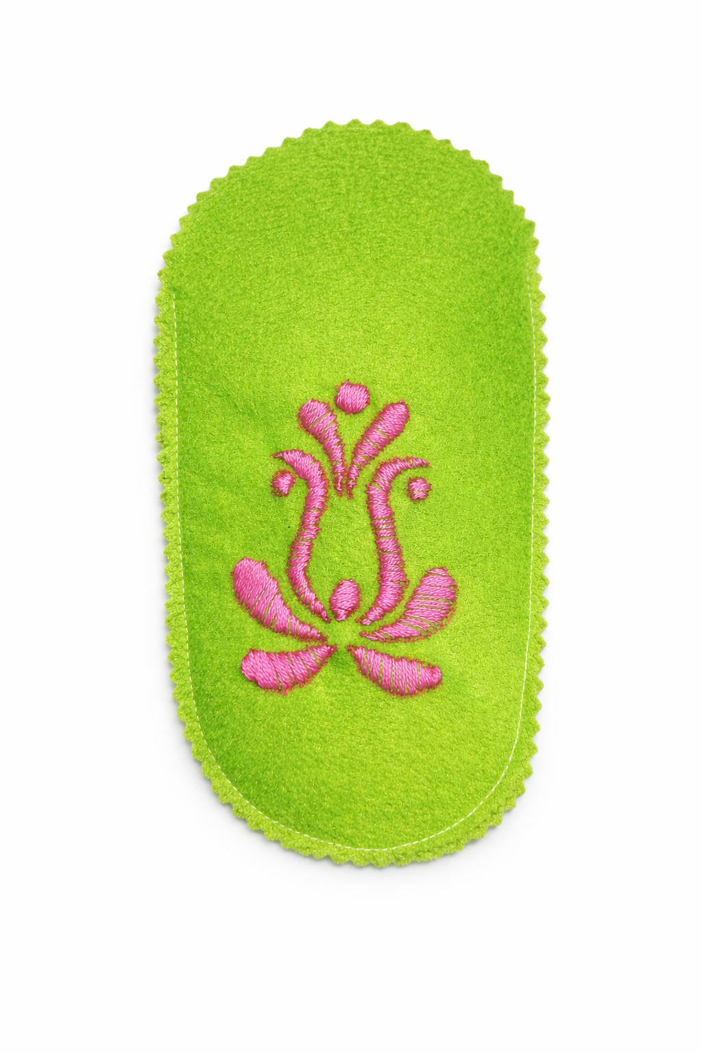 Husă ochelari din pâslă verde intens H000446