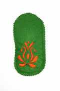 Husă ochelari din pâslă verde H000443