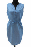 Rochie Beloved Denim Albastru Subțire Fără Mâneci – Mărime M/L Femei | Second Hand