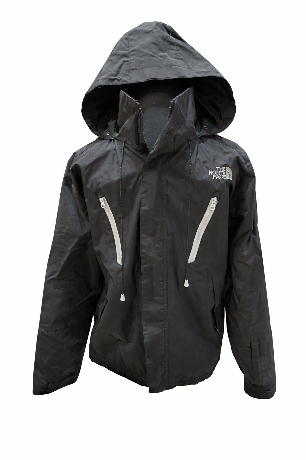Geacă The North Face Neagră cu Glugă – Mărime S Unisex Outdoor | Second Hand