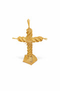 Cruce Decorativă din Paie – Artizanală Handmade, Decor Interior sau Cadou