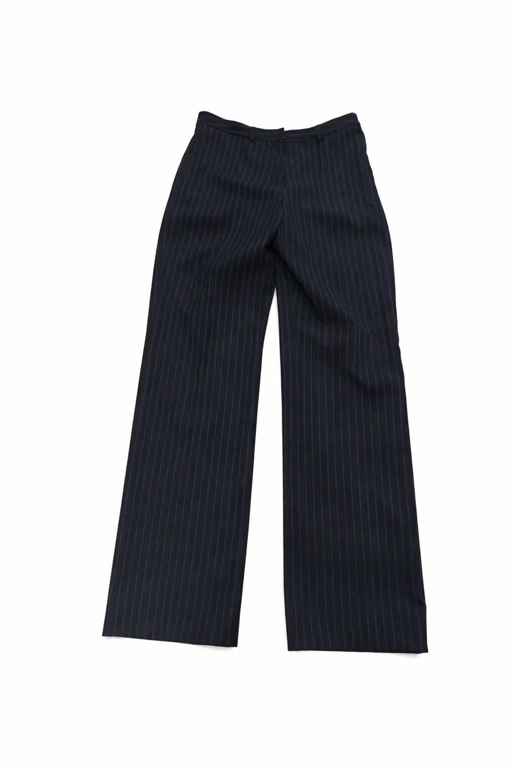 Pantaloni eleganți JJB Benson, culoare negru cu dungi fine, mărime 40