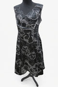 Rochie neagră Sense pentru femei, mărime 42/L