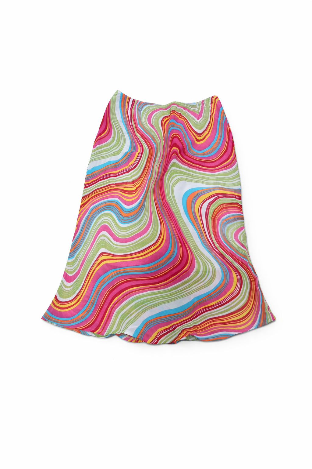 Fustă midi multicoloră, mărime M/L