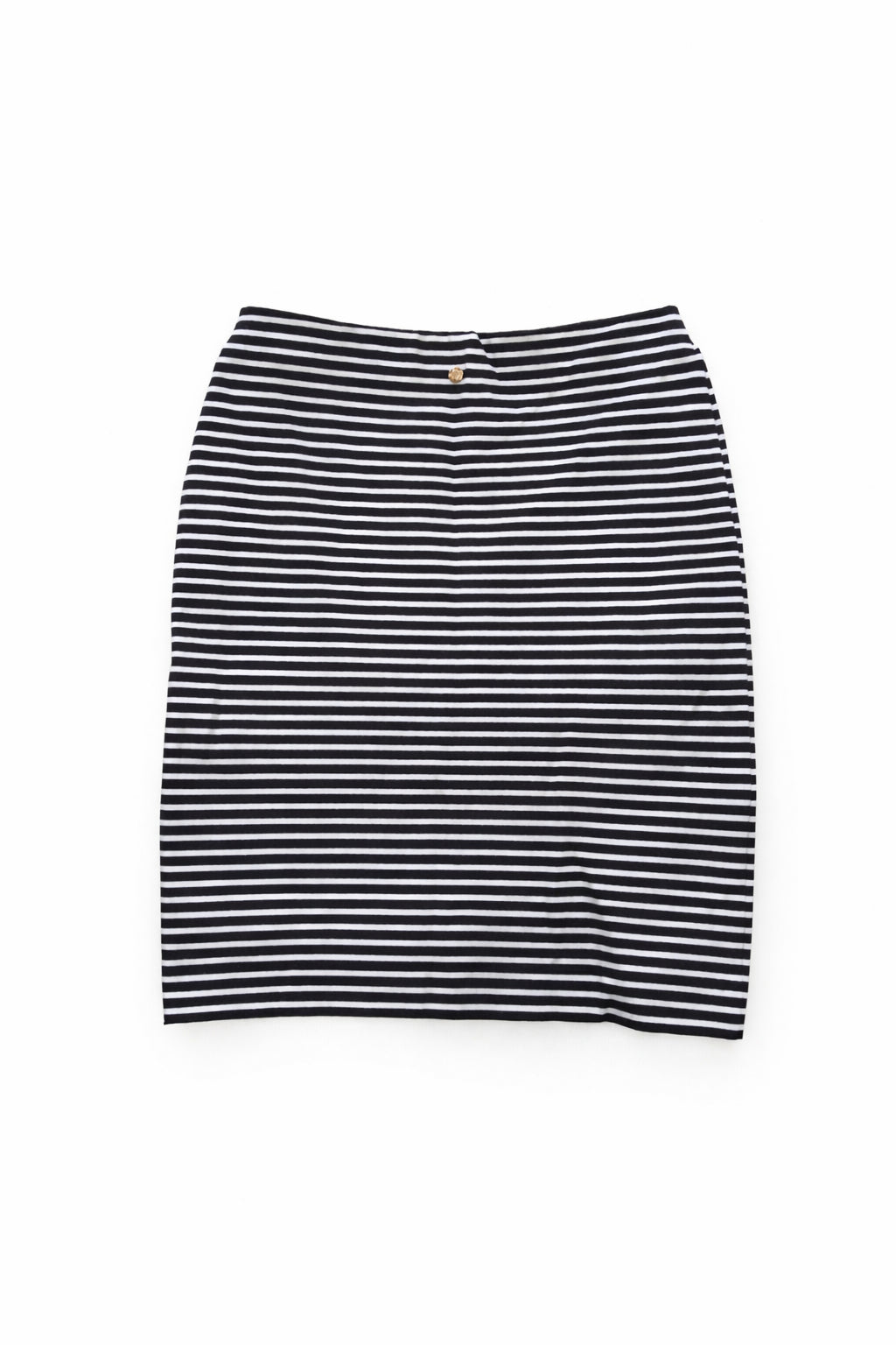 Fustă Negru-Alb cu Dungi Tip Pencil Condei – Mărime S Femei | Second Hand