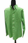Cămașă Casual Bărbați Verde cu Nasturi și Guler Clasic – Mărime L | Second Hand