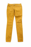 Pantaloni Casual Skinny Prince Galben Muștar – Mărime 38 Femei | Second Hand