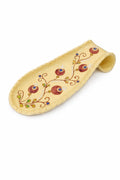 Suport lingură ceramică bej, finisaj lucios