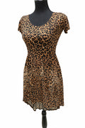 Rochie Forever 21, cu imprimeu leopard, mărime S