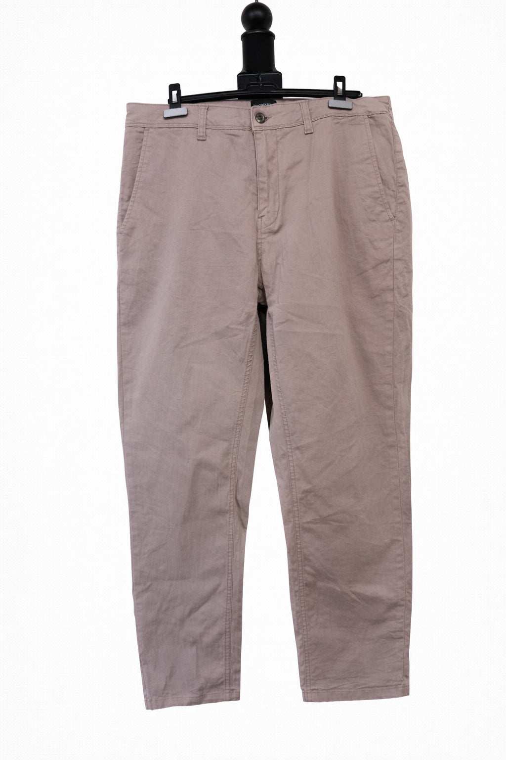 Pantaloni casual bej deschis, mărime M/38