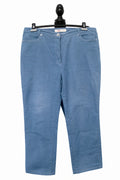 Pantaloni din denim albastru deschis, mărime 46