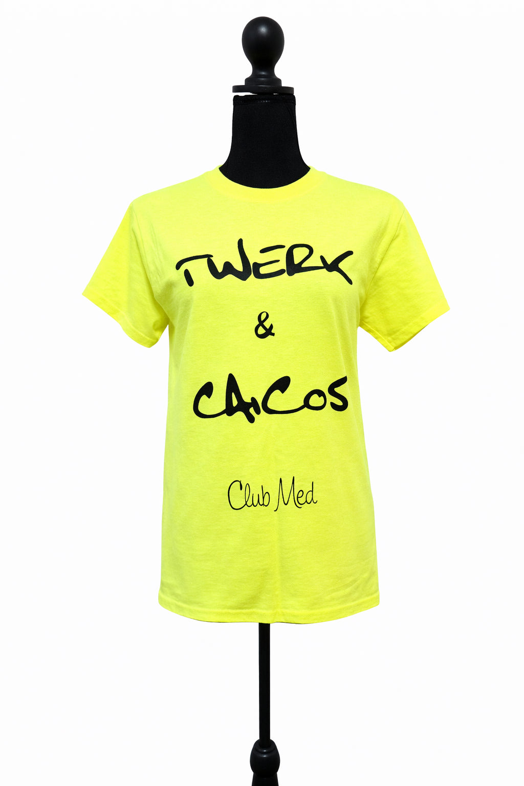 Tricou unisex verde neon, mărime S