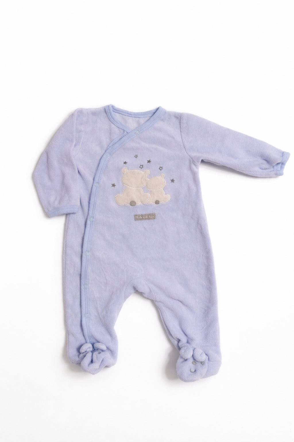 Șalopetă bebe din fleece, mărime 62