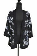 Jachetă tip kimono, damă, L, neagră