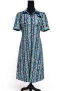 Rochie vintage Setter Lady, damă, 40, turcoaz și albastru