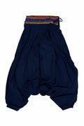 Pantaloni tip harem Rainbow, damă, 36, bleumarin