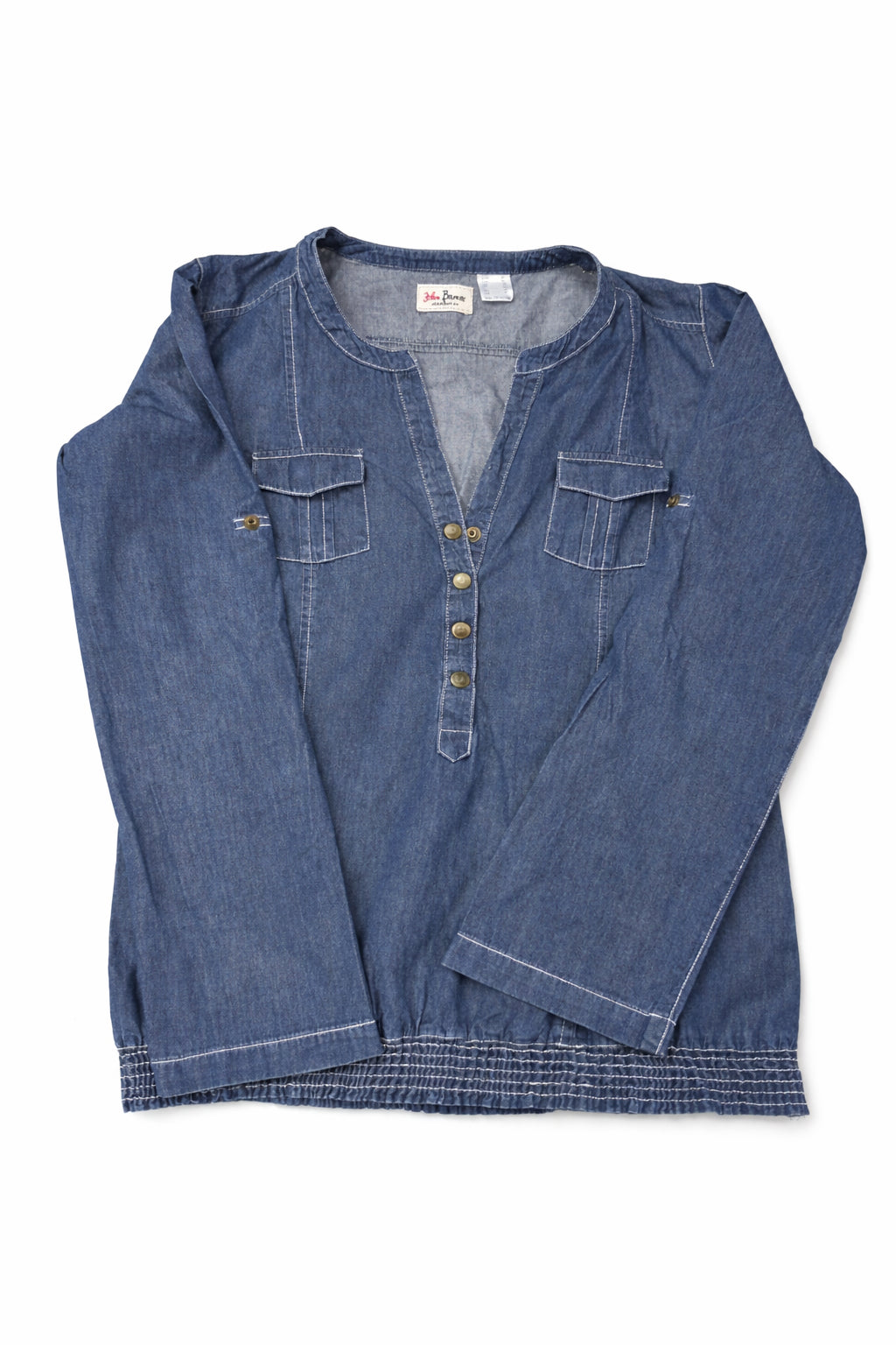 Bluză John Baner din denim albastru, 38