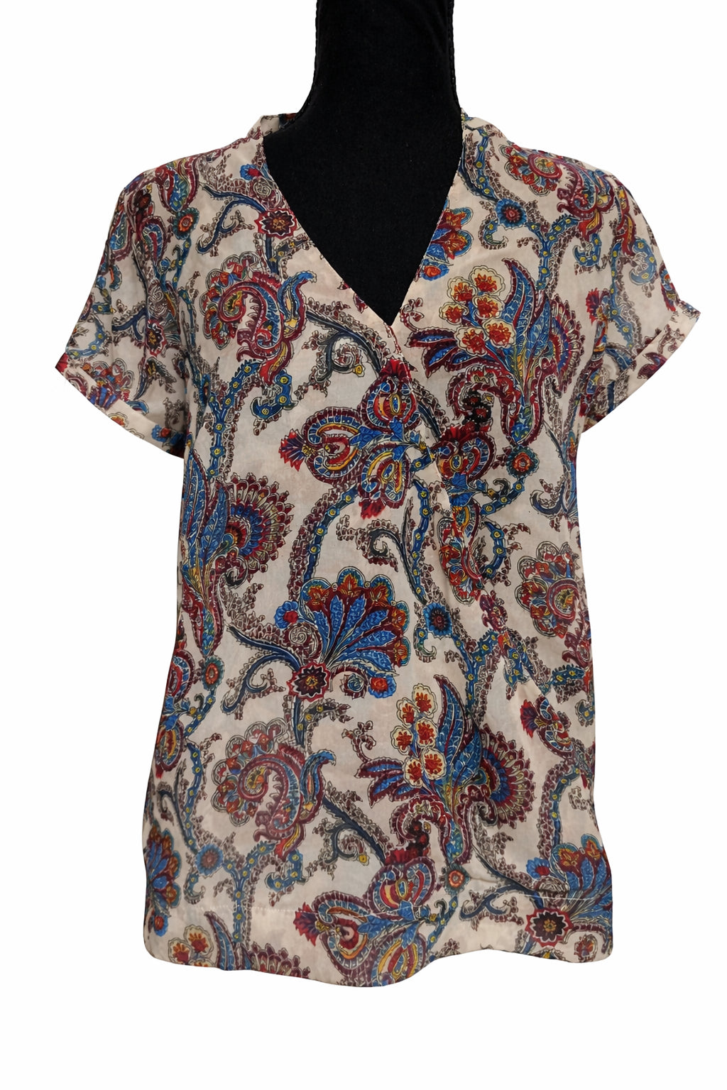Bluză Amichi pentru femei cu imprimeu paisley multicolor, mărime M