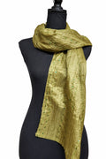 Eșarfă elegantă verde olive
