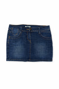 Fustă Denim Life-Pimkie, mini, denim albastru, mărime 34, cu croială dreaptă și talie medie