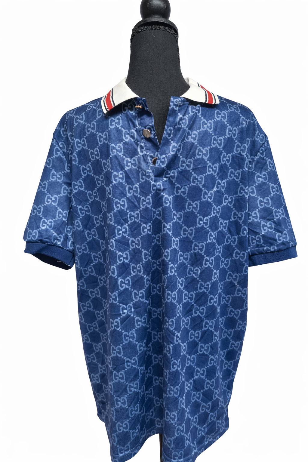 Tricou Gucci, pentru bărbați, albastru, mărime 2XL