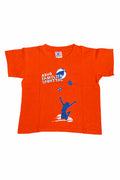 Tricou copii portocaliu, mărime 110/116, cu imprimeu „ASVÖ Familien Sporttag”