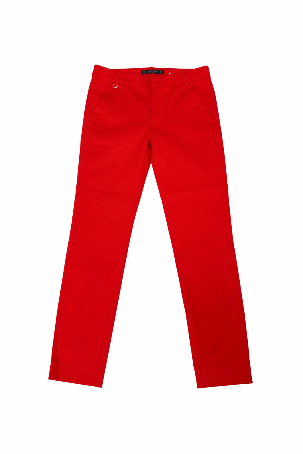 Pantaloni Zara pentru femei, roșii, mărime 34