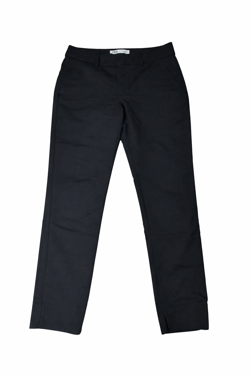 Pantaloni Zara pentru femei, eleganți negri, mărime 36