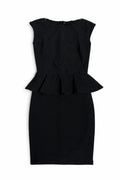 Rochie neagră elegantă pentru femei, mărime 36