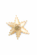 Ornament din Paie Fulg de Nea – Handmade, Decor Eco de Sărbători