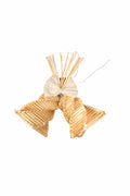 Ornament din Paie Clopoței – Handmade, Decor Eco de Sărbători