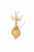 Ornament din Paie Formă Alungită – Handmade, Design Rustic & Autentic