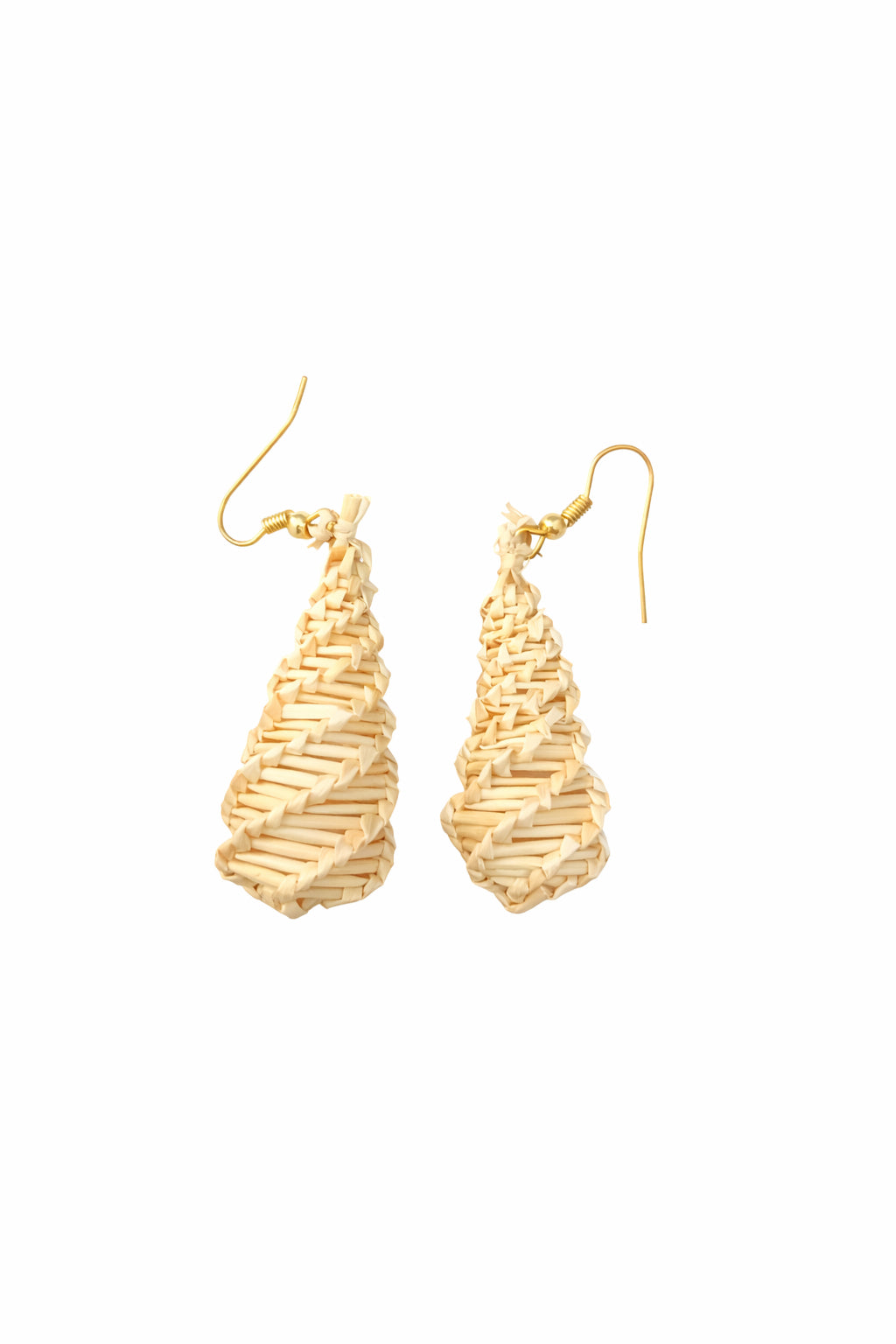 Cercei din Paie Handmade 4 cm – Bijuterie Artizanală Eco
