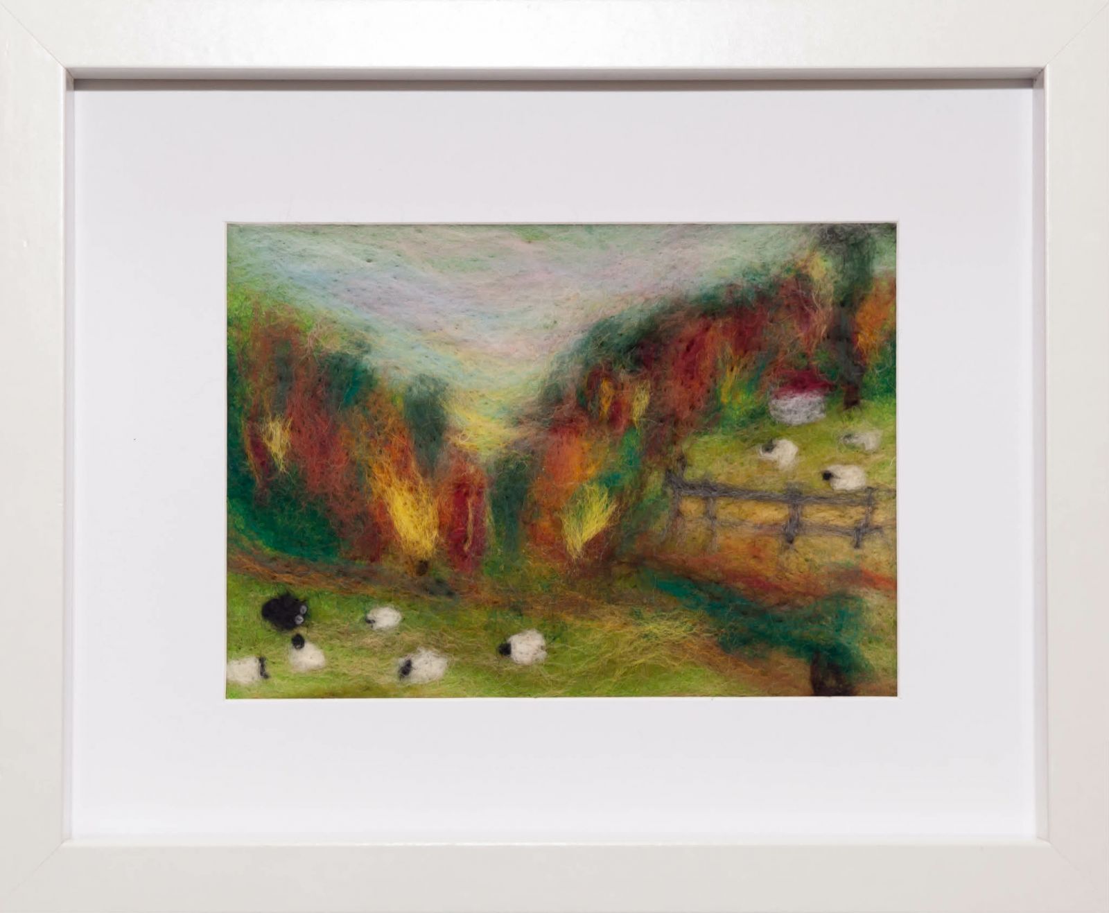 Tablou „Peisaj rural de toamnă” - 28x34
