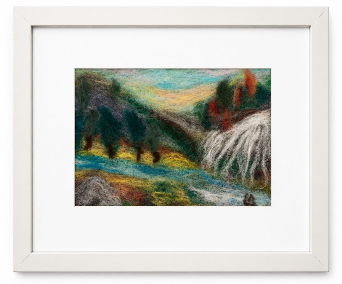 Tablou „Râu șerpuitor” - 28x34