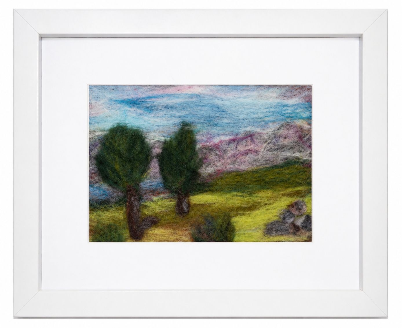 Tablou „Doi copaci” - 28x34