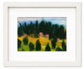 Tablou „Pădure în lumină caldă” - 28X34