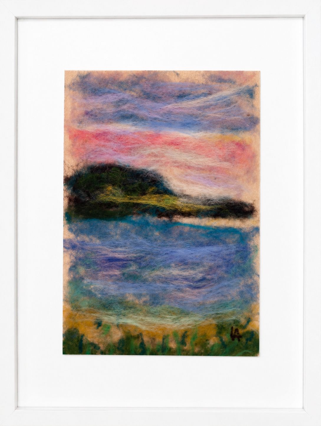Tablou „Lac cu munți” - 30x40