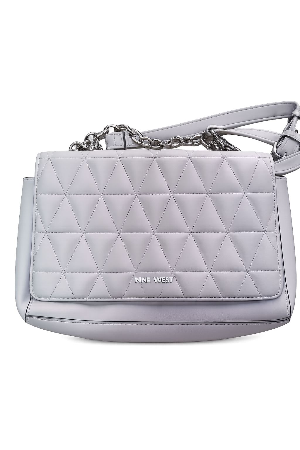 Geantă de umăr Nine West gri deschis