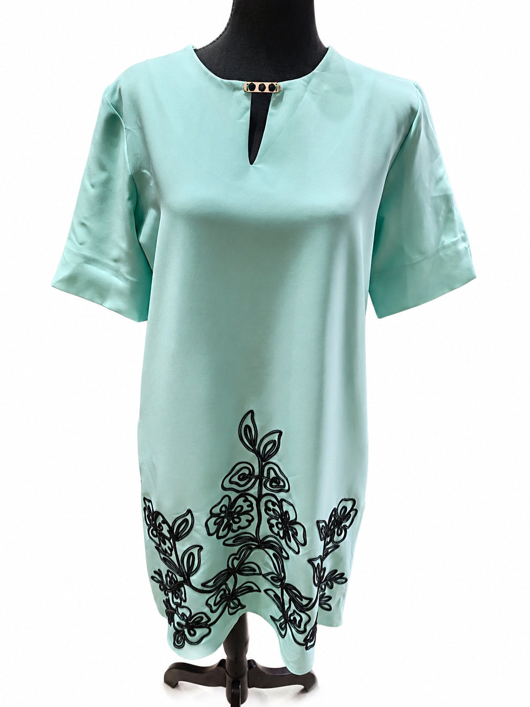 Rochie damă Poptime, upcycled, verde mentă, 40