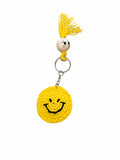 Breloc handmade croșetat smiley