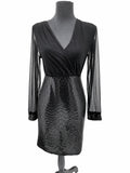 Rochie elegantă neagră, S