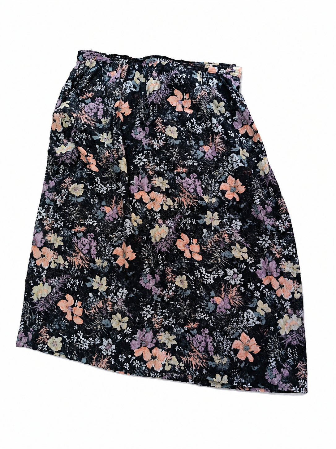 Fustă damă cu imprimeu floral multicolor, M