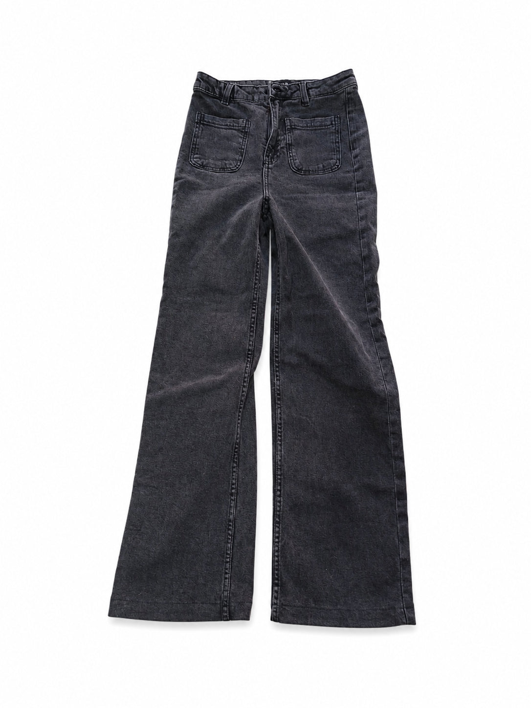 Pantaloni damă Denim, tip flare, 36