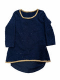 Bluză elegantă bleumarin damă, S/M