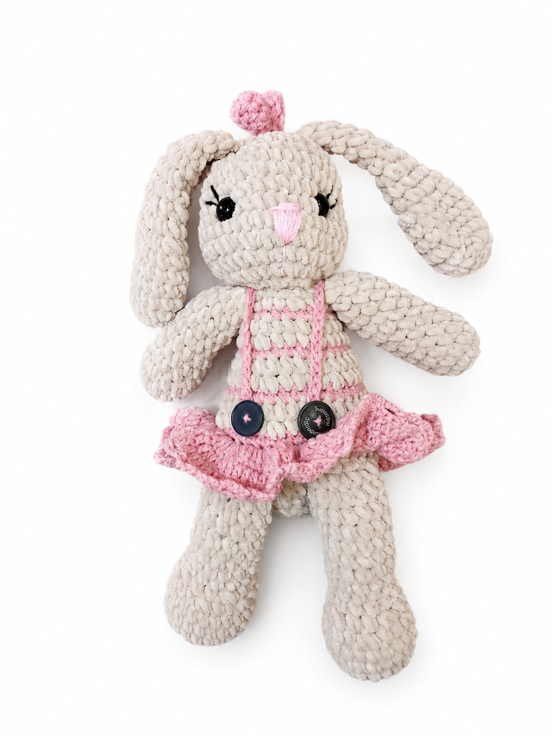 Jucărie pluș iepuraș croșetat handmade